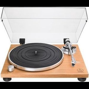 Audio-Technica Handmatige Draaitafel met Riemaandrijving AT-LPW30TK - Teaklook - platenspeler