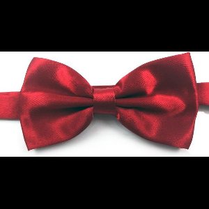 Zijden Vlinderdas Strik Rood