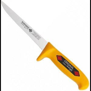 Eikaso Solingen Uitbeenmes 16 cm – Stijf RVS Lemmet – Ergonomisch Geel Heft