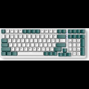 Fuegobird K3 Mechanisch Gaming Toetsenbord - 100keys - Rood Switch - QWERTY - Mechanical RGB Backlight Keyboard - WaterGreen