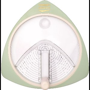 Vaessen Creative Cirkelsnijder - Papiersnijder - Verstelbaar - Mint - Diameter Ø 15 cm - Incl. 3 Reservemesjes