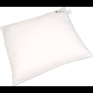 Polydaun Waldkrone Steinbergerhof hoofdkussen - katoenen tijk - GRS gerecyclede Comfort-O-Bol vulling - 850 gram - navulbaar - 65x55x5 cm