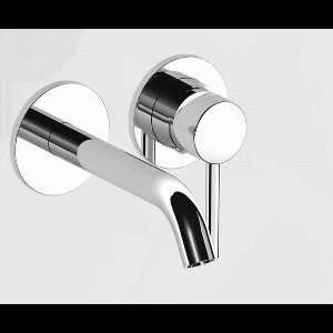 Haviklux - Muurkraan - Mengkraan - Verchroomd RVS