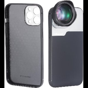 Ulanzi iPhone 12 Pro Max lens case - Lenshoes met 17 mm schroefdraad - Lichtgewicht - Beschermend - Zwart/Grijs