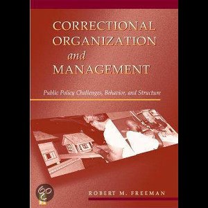 Correctional Organization and Management