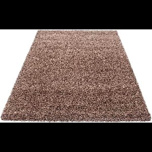 Hoogpolig vloerkleed Life - mocca - 100x200 cm