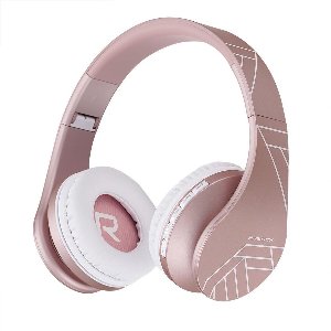 PowerLocus P1 Bluetooth Koptelefoon – Draadloos – Over Ear – Met Microfoon – Inklapbaar - incl. Hoes – Rose Gold (PL Line Collectie)