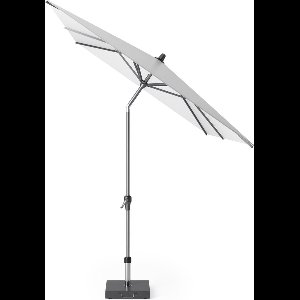 Platinum Sun & Shade - Middenstokparasol - Riva - 300x200cm - Wit - Kantelbaar - Easy-up draaisysteem - 96% UV protectie