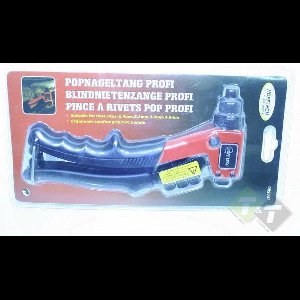 Popnageltang, rivettang 2.4mm, 3.2mm, 4.0mm, 4.8mm mondstukken maten