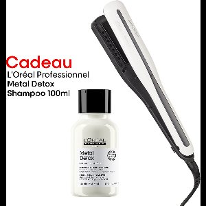 L'Oréal Professionnel Steampod 3.0 + Shampoo cadeau - Professionele 2-in-1 stoom stijltang: voor stijlen & krullen + Metal Detox Shampoo 100ml cadeau voor beschadigd & gekleurd haar