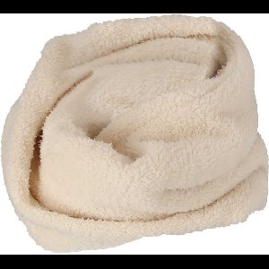 Sarlini - Colsjaal dames - Teddy Wol - Woolwhite - One Size