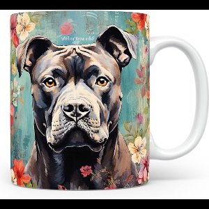 Mok met Pit Bull Beker voor koffie of tas voor thee, cadeau voor dierenliefhebbers, moeder, vader, collega, vriend, vriendin, kantoor