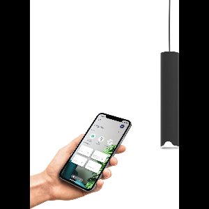 EGLO connect.z Balamorta-Z Smart Hanglamp - LED - Ø 5,5 cm - Zwart/Wit - Instelbaar RGB & wit licht - Dimbaar - Zigbee