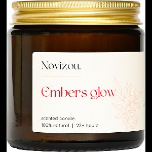 Novizou - Geurkaars - Embers Glow - 100% natuurlijk - 120ml