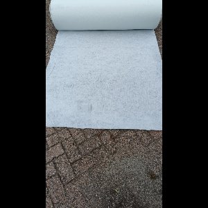 Duurzaam Non-woven Anti Worteldoek - Gronddoek - Geotextiel Drukverdeeldoek - Drainagevlies Geovlies - Tuinvlies - Waterdoorlatend - 8 x 1.50 mtr - 120gr p/m² - Wit -Hoge Kwaliteit - Bescherm uw Tuin tegen Onkruid