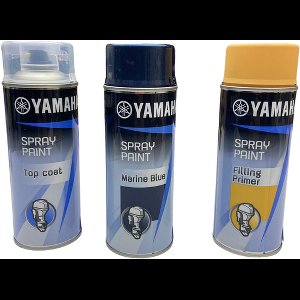 Yamaha spuitbus set Marine blue voor buitenboordmotor