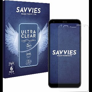 Savvies - Screenprotector voor LG Q7 / LG Q7 Plus - Folie Beschermfolie transparant 6 Stuks