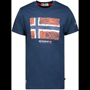 Geographical Norway Expedition T-shirt Ronde Hals Met Print - XXL