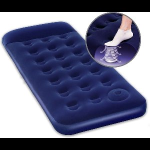 Luchtbed Met Ingebouwde Pomp - 188*99*28CM - Luchtbed 1 Persoons - Luchtbed Zelfopblaasbaar