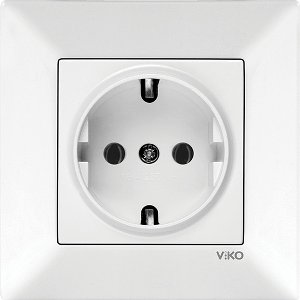 Panasonic Viko-Stopcontact -Randaarde-Compleet