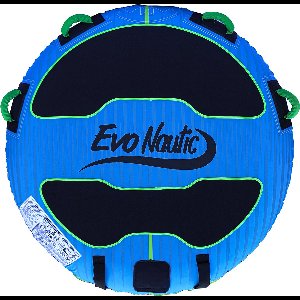 EvoNautic Funtube - Geschikt voor 1 persoon of 2 kinderen - Band voor achter de Boot - Diameter van 132cm - Leuk op lage en hoge snelheid - Gemaakt van zacht materiaal voor extra comfort