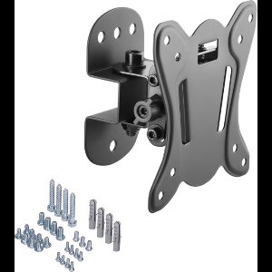 Platte TV beugel - Monitorbeugel - Draaibaar - Kantelbaar - VESA 75/100 - 13 t/m 27 inch - Allteq