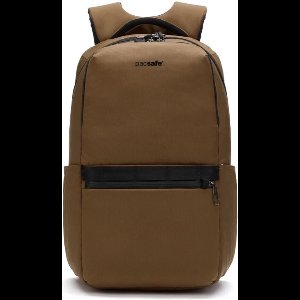 Pacsafe Metrosafe X Backpack - 25 L - Rugzak - RFID-blokkerend - Verstelbare Schouderbanden - Snijbestendige Rugtas - Schoudertas - Lichtbruin