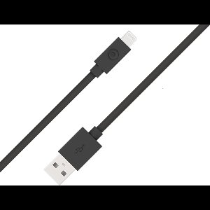 Bigben Connected, USB A/Lightning-kabel 1,2 m - 2,4 A, Zwart