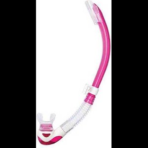 TUSA Platina II Hyperdry – Premium snorkel met Hyperdry-systeem en hypoallergene siliconen mondstuk – Roze/Transparant – SP-170 BP