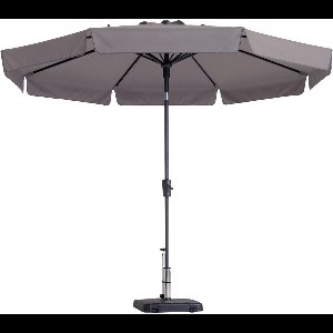 Madison - Parasol Flores Rond -  300cm - Taupe