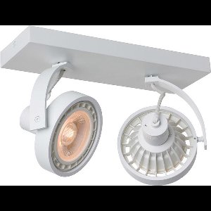 DMQ Dean 2 Lichtpunten - Opbouw Plafondspot LED - Dimbaar - Wit