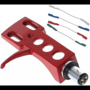 Headshell Universeel- Rood Tip Top vintage audio