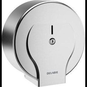 Toiletpapierverdeler voor rol 400 m RVS 304 mat gepolijst