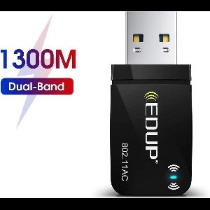 1300Mbps Wifi Adapter - USB 3.0 Hoge Snelheid - 2.4Ghz & 5Ghz