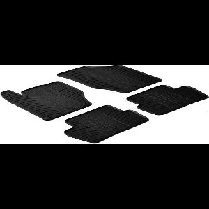 Gledring Rubbermatten passend voor Citroen C4 5-deurs 2010- (T profiel 4-delig + montageclips)