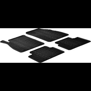 Gledring Rubbermatten passend voor Opel Insignia 2008-2013 (T profiel 4-delig + montageclips)