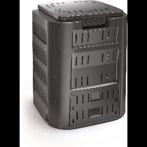 Composter 220 L ProsPlast Plastic Compost in Black