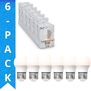 LED's Light LED E27 Lampen - 250 lm - Warm wit licht - 6 lampen - Lamp