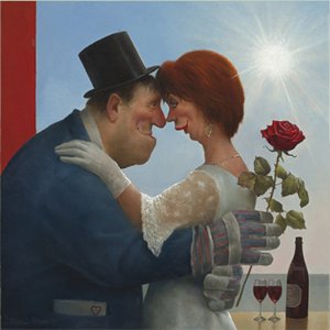 Kaart - Marius van Dokkum - Klein - Boer trouwt vrouw