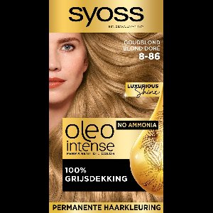 SYOSS Oleo Intense 8-86 - Haarverf - Permanente Haarkleuring - Goodblond - Langdurige Kleur - Professionele Grijsdekking - Zonder Ammoniak - 1 stuk