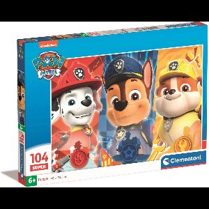 Clementoni - Puzzel - 104 Stukjes - Paw Patrol - Kinderpuzzel - Vanaf 5 Jaar