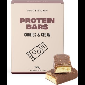 Protiplan - Protein Bars Cookies & Cream - 7 x 35 g - Eiwitrepen - Koolhydraatarm