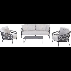 Calpi stoel bank loungeset 4 delig rope 4 Seasons Outdoor