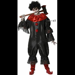 Kostuums voor Volwassenen Zwart Clown (1 Stuks) - XS/S