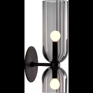 TooLight Stijlvolle zwarte wandlamp - E14 fitting - 37,5 x 11 cm - Tijdloze elegantie