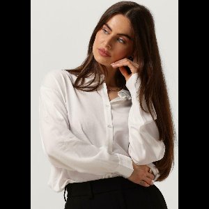 MSCH Copenhagen Mschsandeline Maluca Shirt Dames - Jurken - Ecru - Maat XS/S