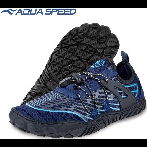 Aqua Speed Salmo Waterschoenen: Voor Actieve Avonturen op het Strand en in het Water - Blauw 38
