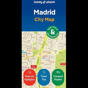 Map- Lonely Planet Madrid City Map
