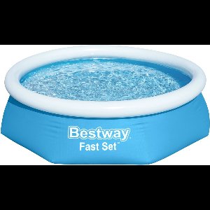 Bestway - Fast Set - Opblaasbaar zwembad inclusief filterpomp - 244x61 cm - Rond