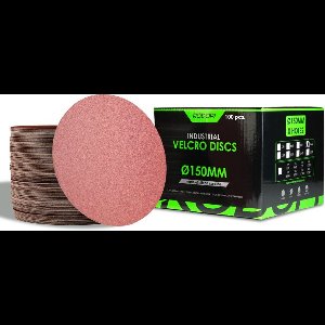 Rodopi® 100x Korrel 180 Schuurpapier 150 mm -zonder perforatie Excentrisch Schuurmachine